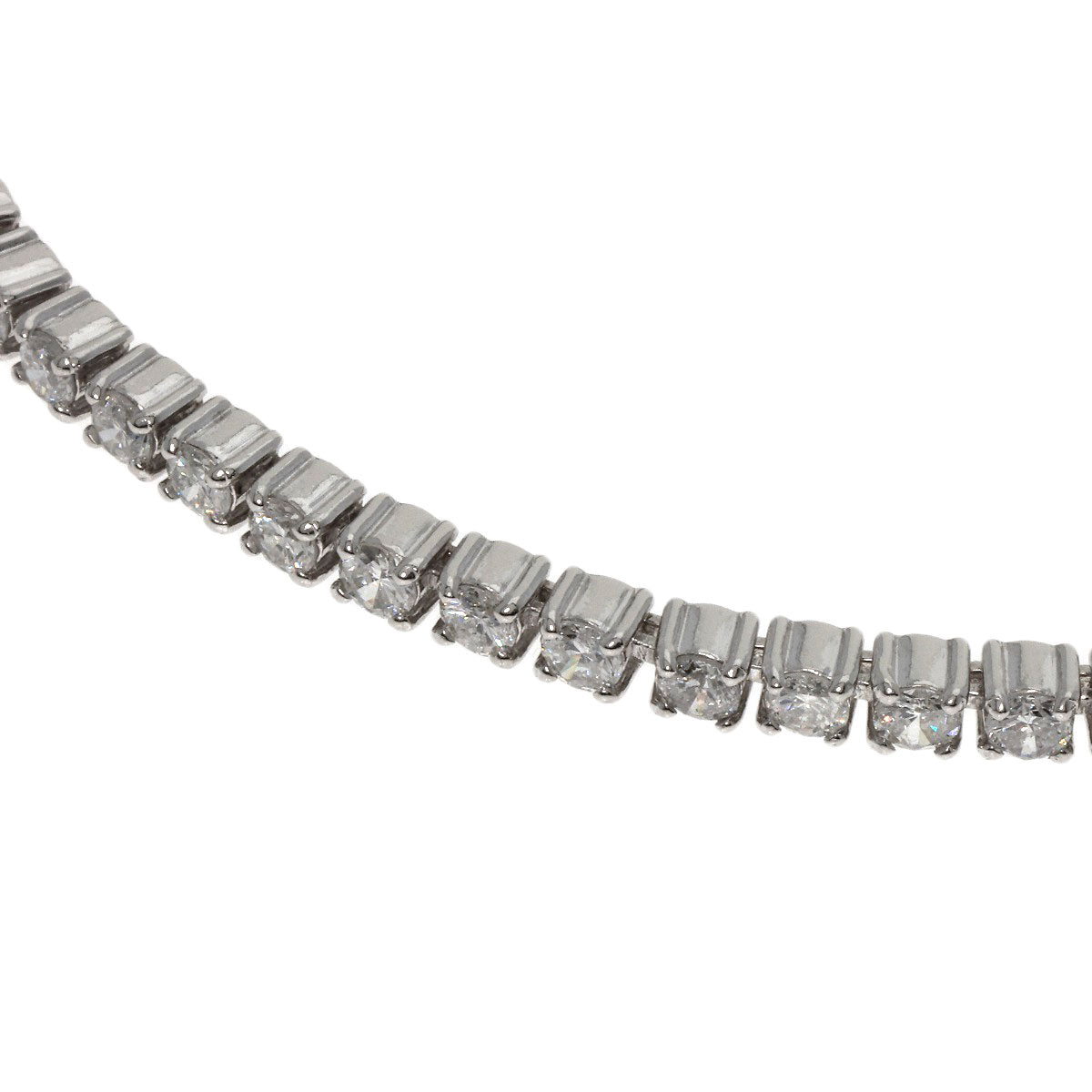 5.05ct Diamond Bracelet Platinum PT900  19.1g　Ladies
