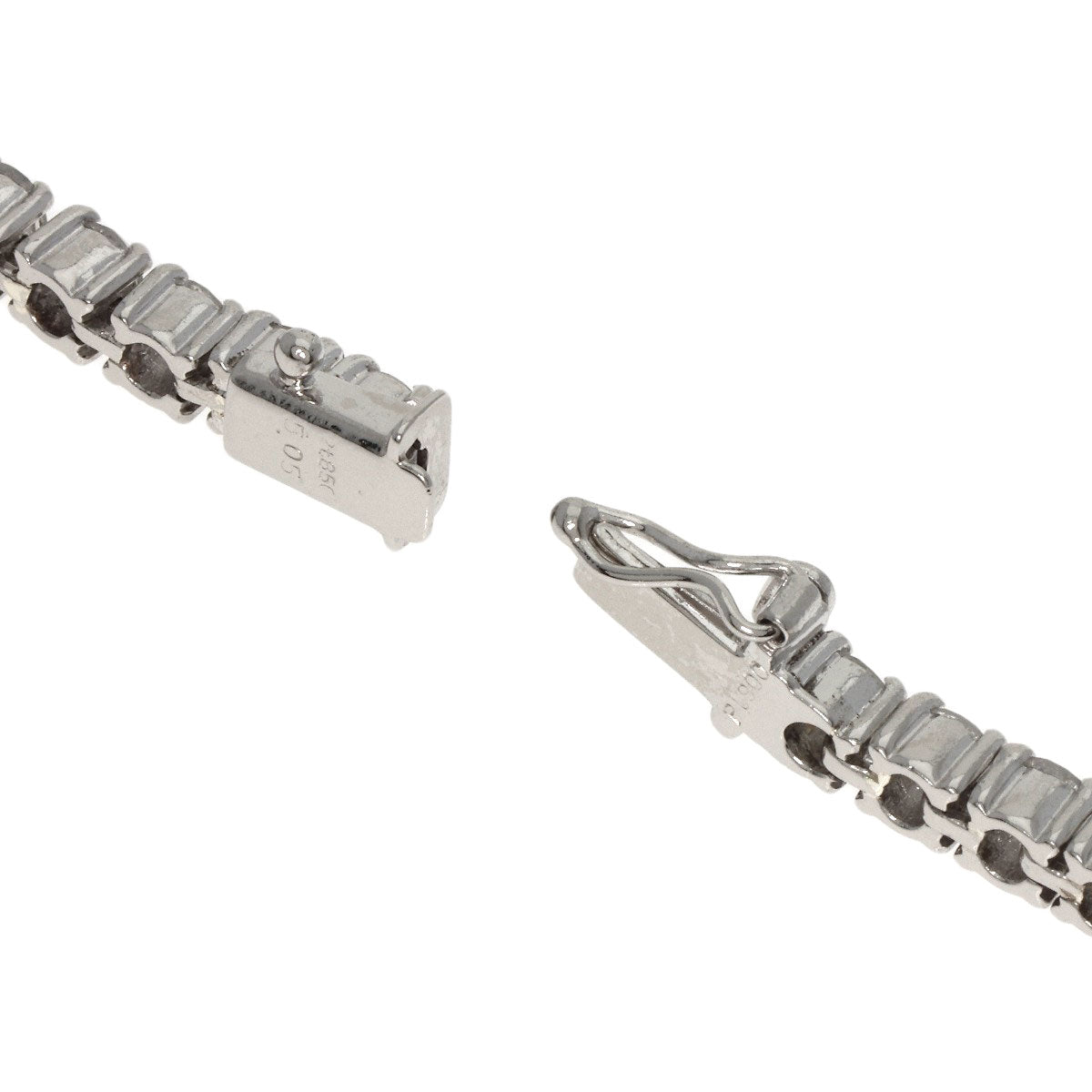 5.05ct Diamond Bracelet Platinum PT900  19.1g　Ladies