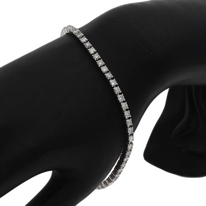 5.05ct Diamond Bracelet Platinum PT900  19.1g　Ladies