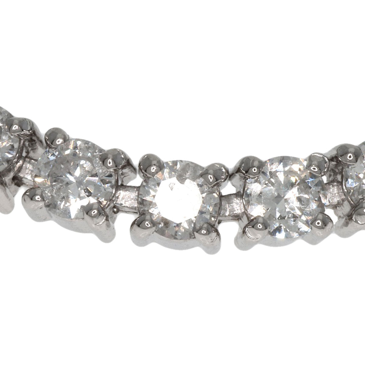 5.05ct Diamond Bracelet Platinum PT900  19.1g　Ladies