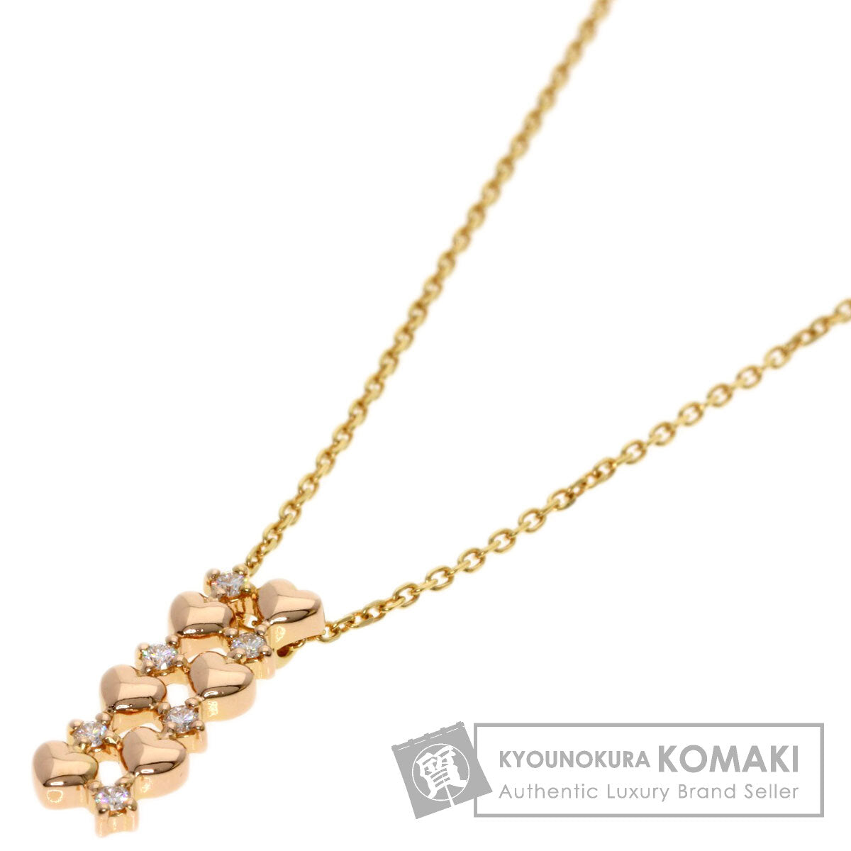 TASAKI Diamond Necklace K18 Pink Gold Ladies [Used]