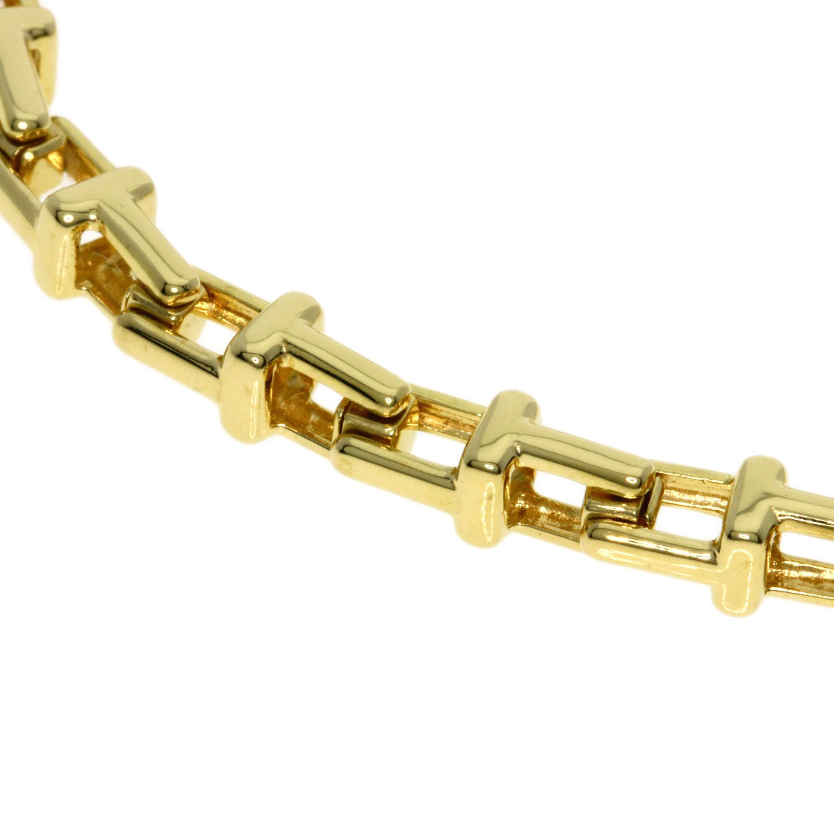 TIFFANY&Co.   Bracelet T Narrow Chain K18 Yellow Gold Ladies