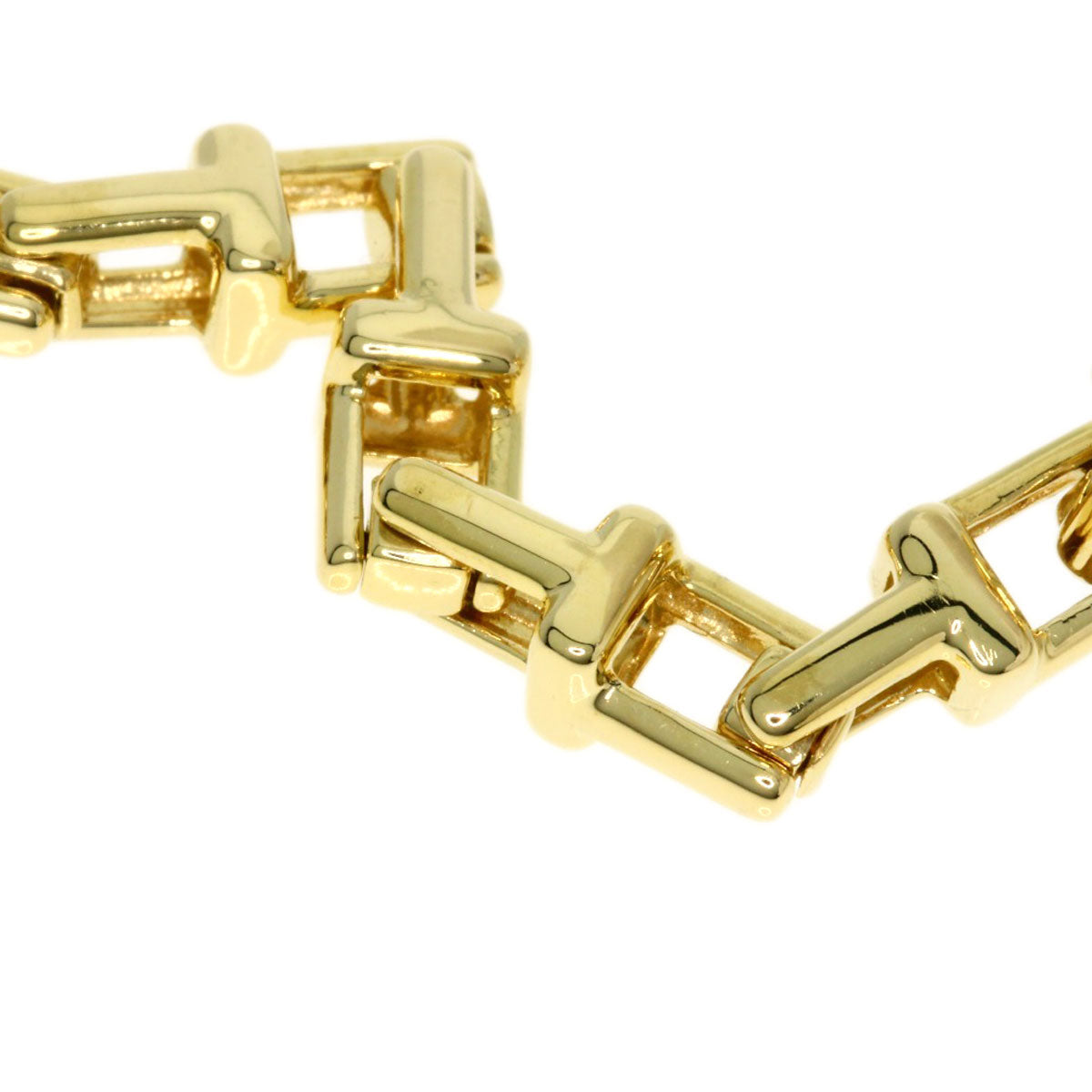 TIFFANY&Co.   Bracelet T Narrow Chain K18 Yellow Gold Ladies