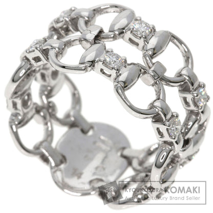 GUCCI Diamond #14 Ring K18 White Gold Ladies [Used]