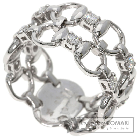 GUCCI Diamond #14 Ring K18 White Gold Ladies [Used]