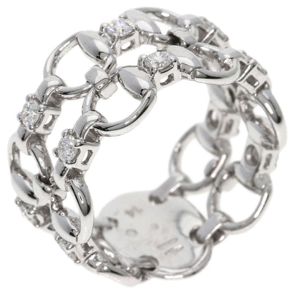 GUCCI Diamond #14 Ring K18 White Gold Ladies [Used]