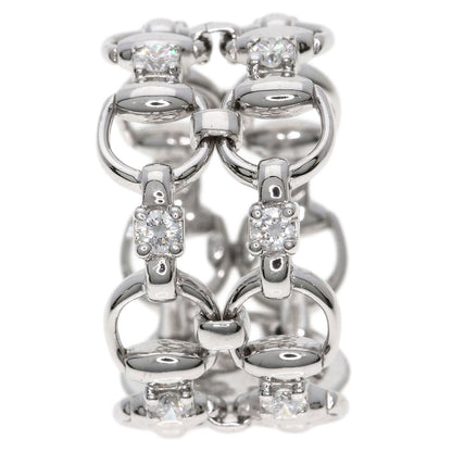 GUCCI Diamond #14 Ring K18 White Gold Ladies [Used]