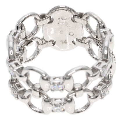 GUCCI Diamond #14 Ring K18 White Gold Ladies [Used]