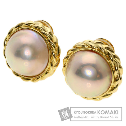 TASAKI   Earring Mabe Pearl Pearl K18 Yellow Gold Ladies