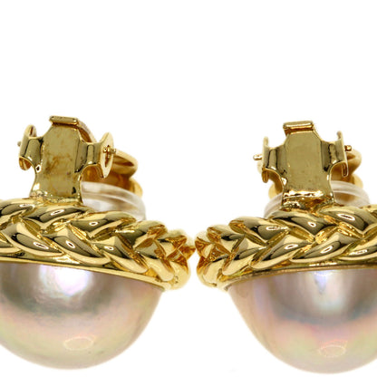 TASAKI   Earring Mabe Pearl Pearl K18 Yellow Gold Ladies