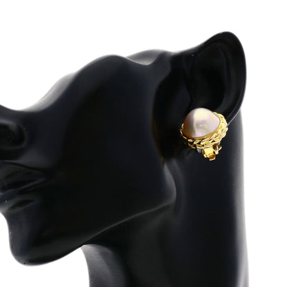 TASAKI   Earring Mabe Pearl Pearl K18 Yellow Gold Ladies