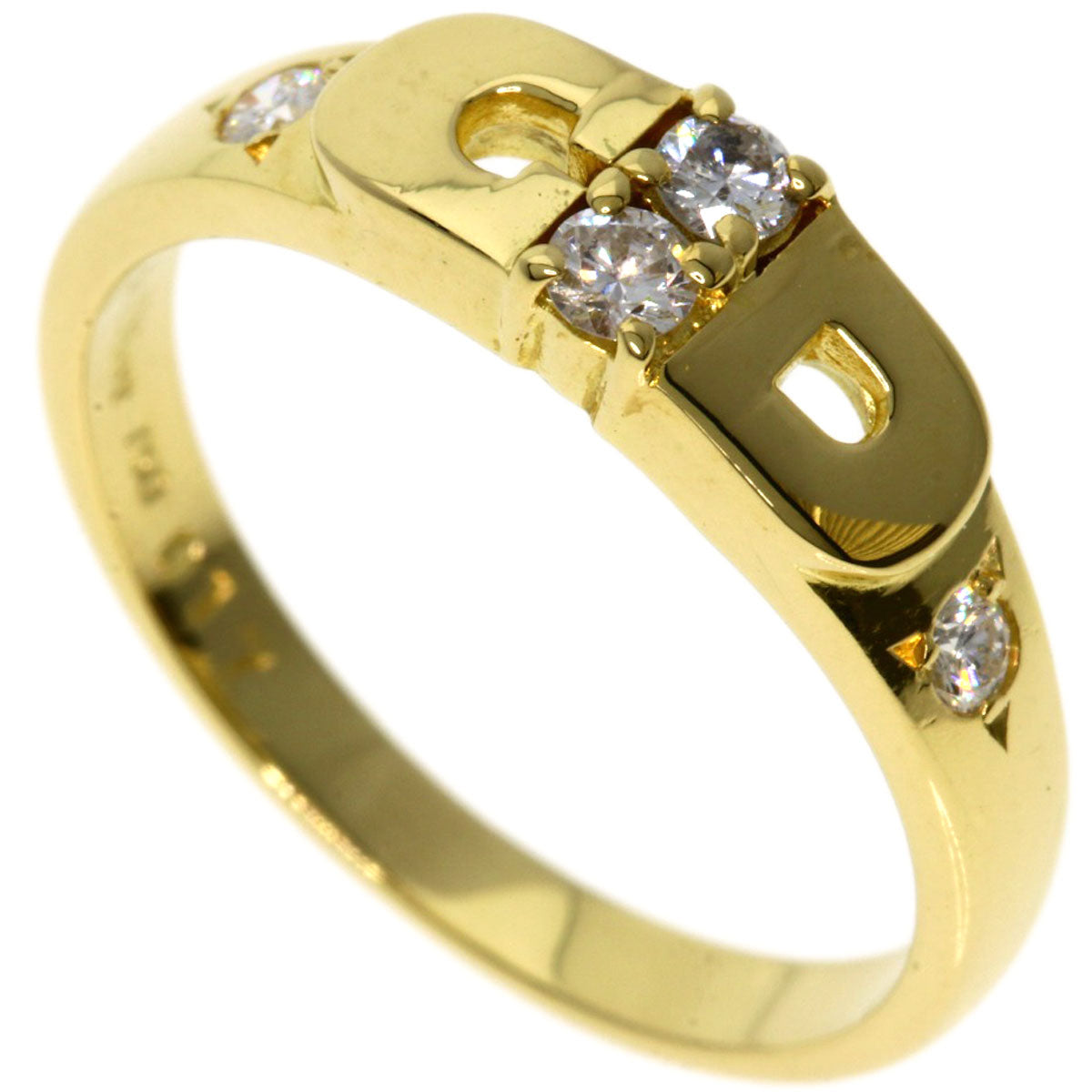 CHRISTIAN DIOR   Ring Diamond K18 Yellow Gold Ladies