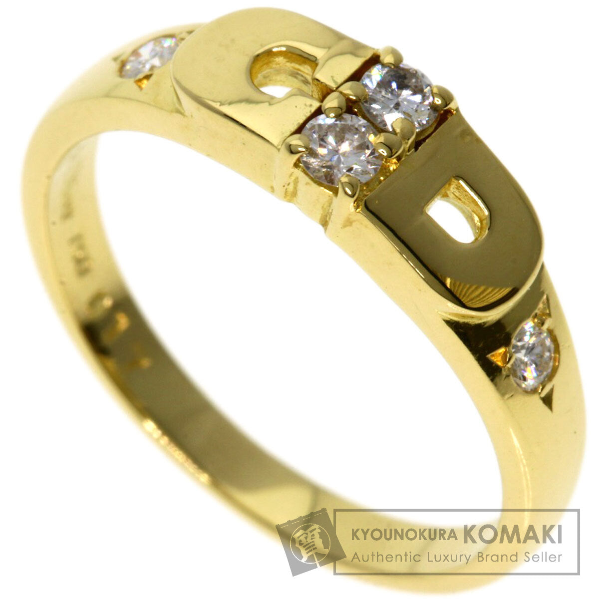 CHRISTIAN DIOR   Ring Diamond K18 Yellow Gold Ladies