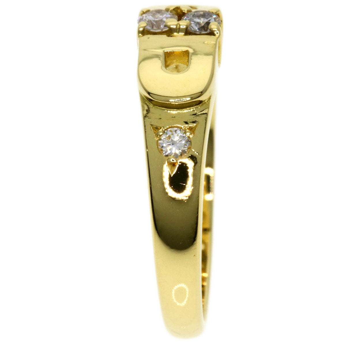 CHRISTIAN DIOR   Ring Diamond K18 Yellow Gold Ladies