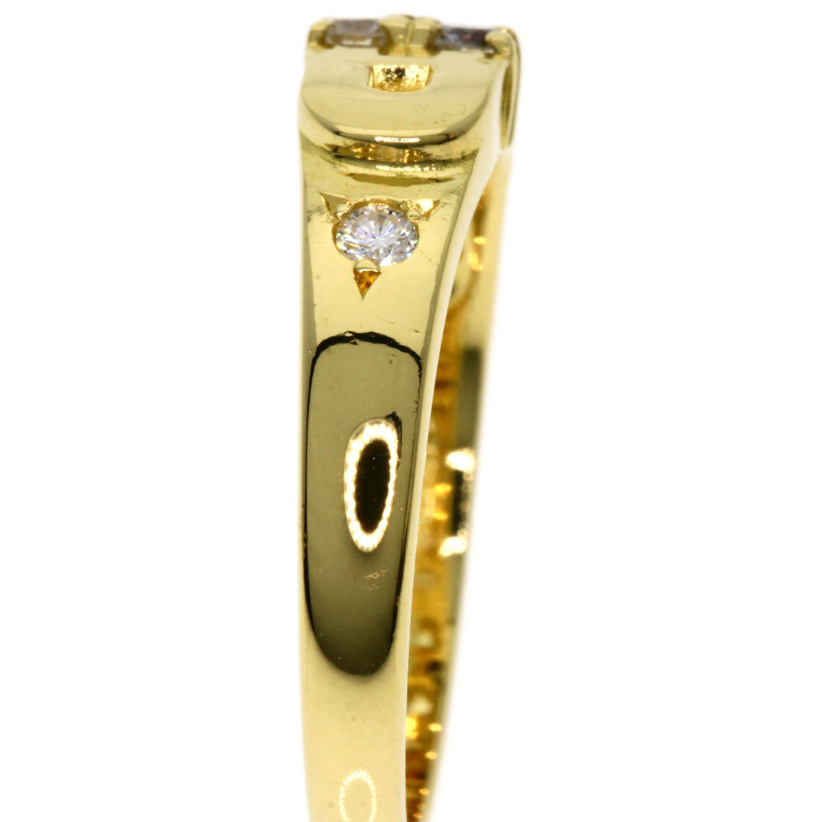 CHRISTIAN DIOR   Ring Diamond K18 Yellow Gold Ladies