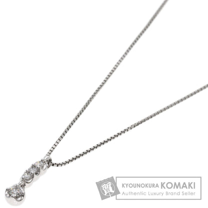TASAKI Diamond Necklace K14 White Gold Ladies [Used]