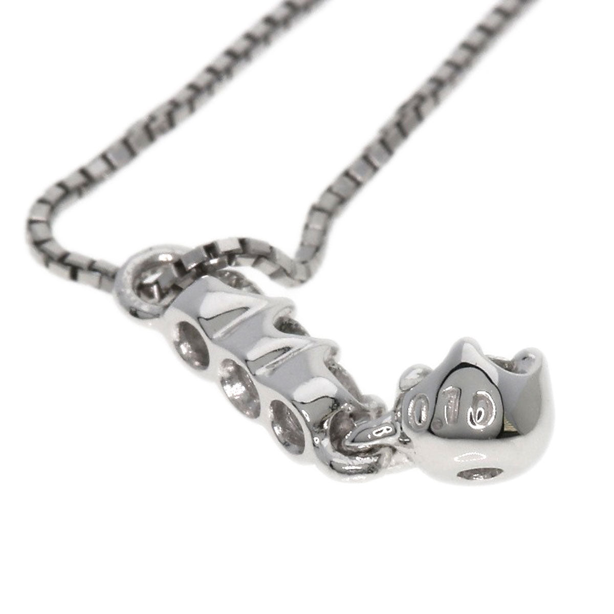TASAKI Diamond Necklace K14 White Gold Ladies [Used]