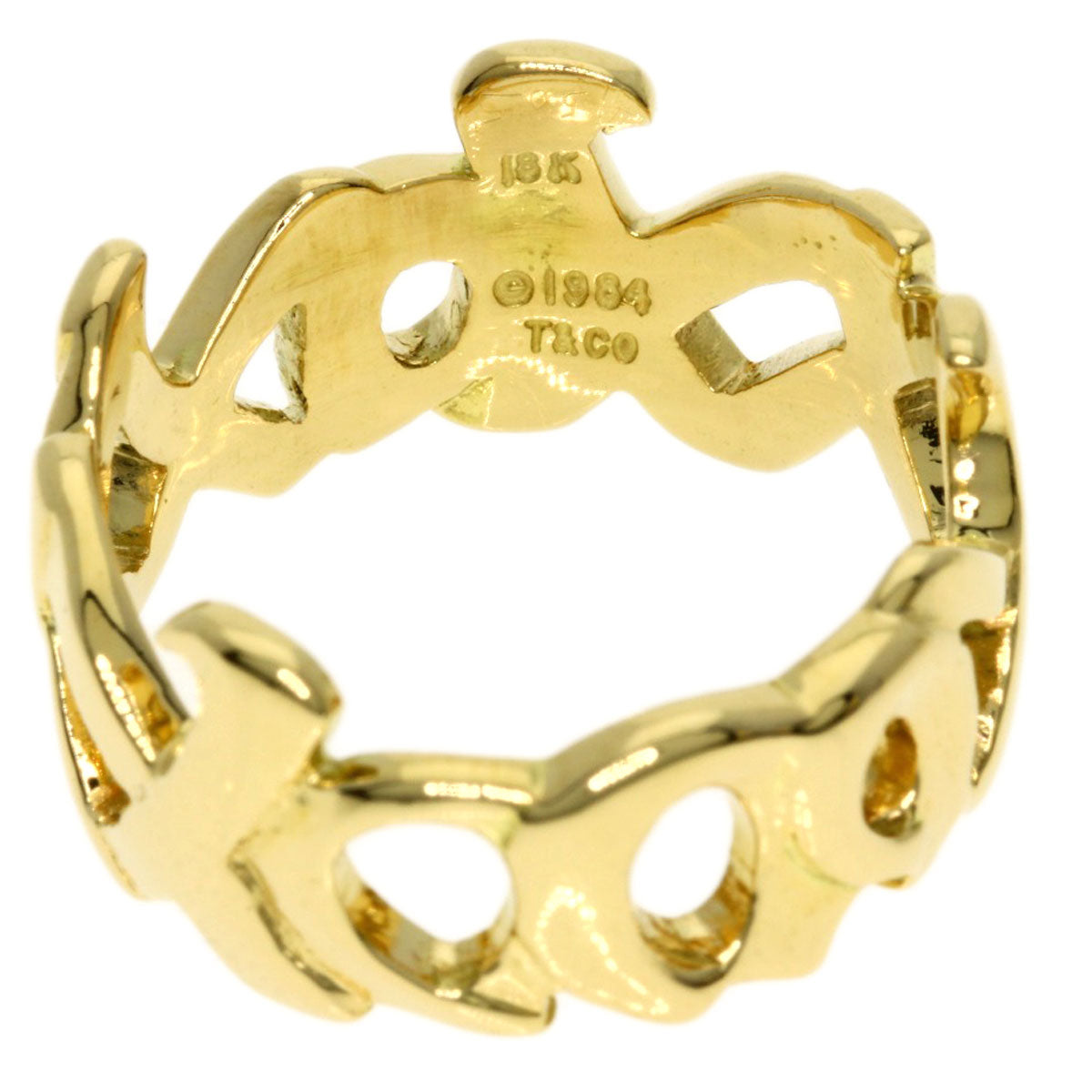 TIFFANY&Co.   Ring Love & kiss K18 Yellow Gold Ladies