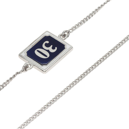 Dior   Necklace Dior Homme Enamel Shell K18 White Gold Ladies