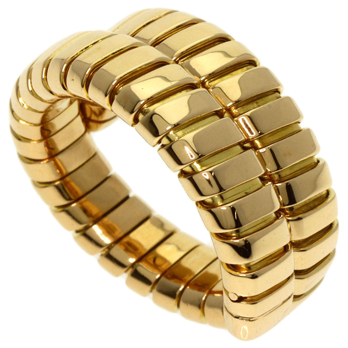 BVLGARI   Ring Tubogas K18 Yellow Gold Ladies