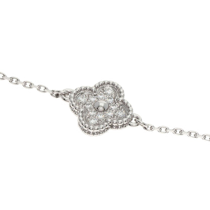 Van Cleef & Arpels   Bracelet Sweet Alhambra Diamond K18 White Gold Ladies