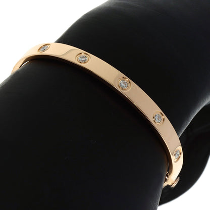 CARTIER   Bracelet LOVE Bracelets Diamond with Driver #17 K18 Pink Gold Ladies