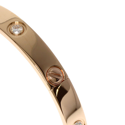 CARTIER   Bracelet LOVE Bracelets Diamond with Driver #17 K18 Pink Gold Ladies