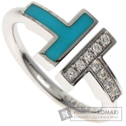 TIFFANY&Co.   Ring TWire Diamond K18 White Gold Ladies