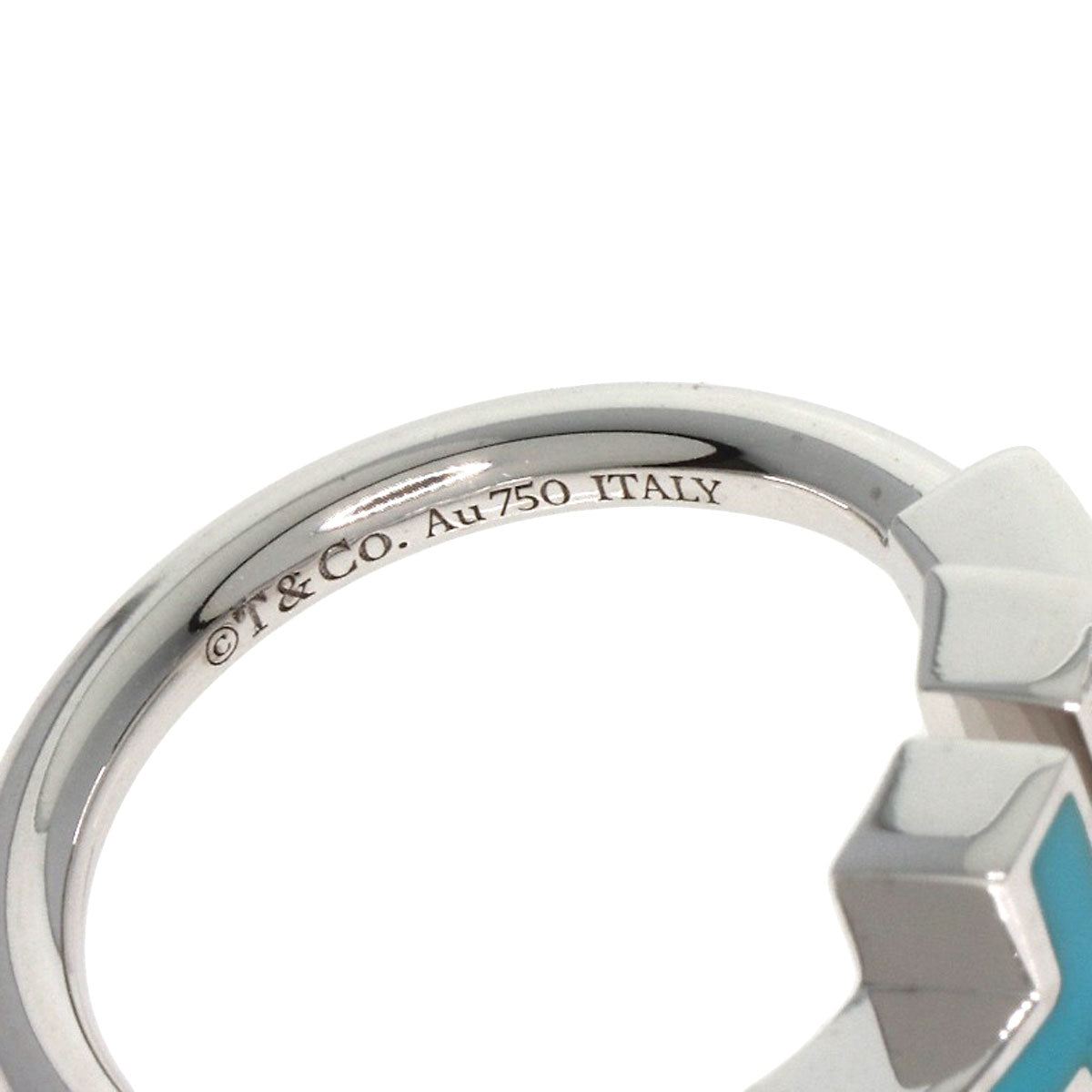 TIFFANY&Co.   Ring TWire Diamond K18 White Gold Ladies