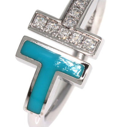 TIFFANY&Co.   Ring TWire Diamond K18 White Gold Ladies