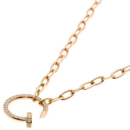 CARTIER Juste uncle Diamond Necklace K18 Pink Gold Ladies [Used]