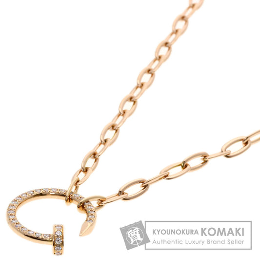 CARTIER Juste uncle Diamond Necklace K18 Pink Gold Ladies [Used]