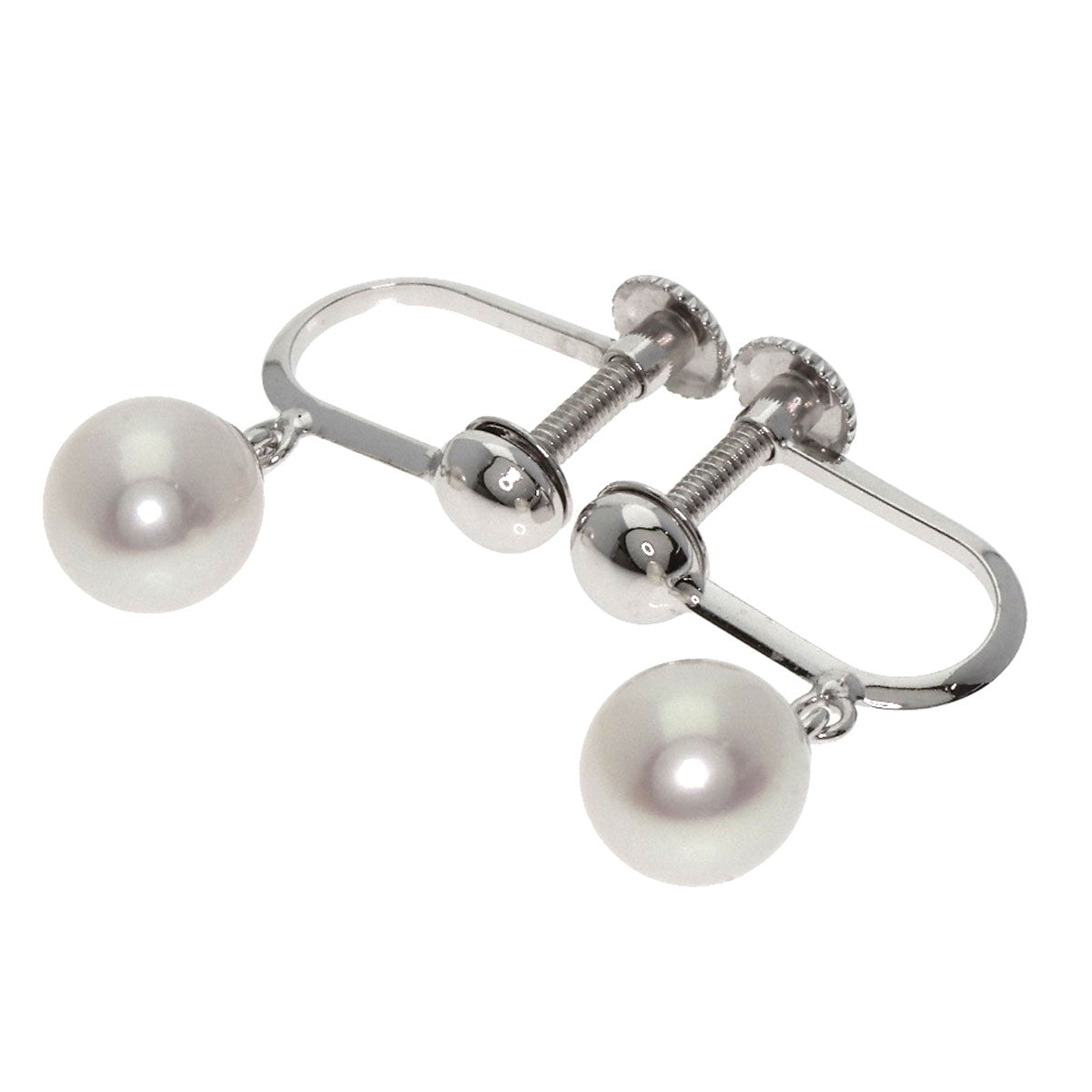 TASAKI Pearl Pearl Earring K18 White Gold Ladies [Used]