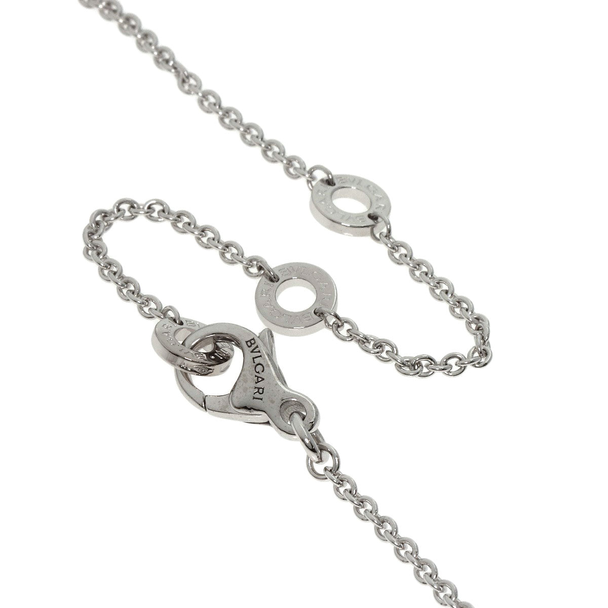 BVLGARI   Necklace B.zero1 Legend Diamond K18 White Gold Ladies