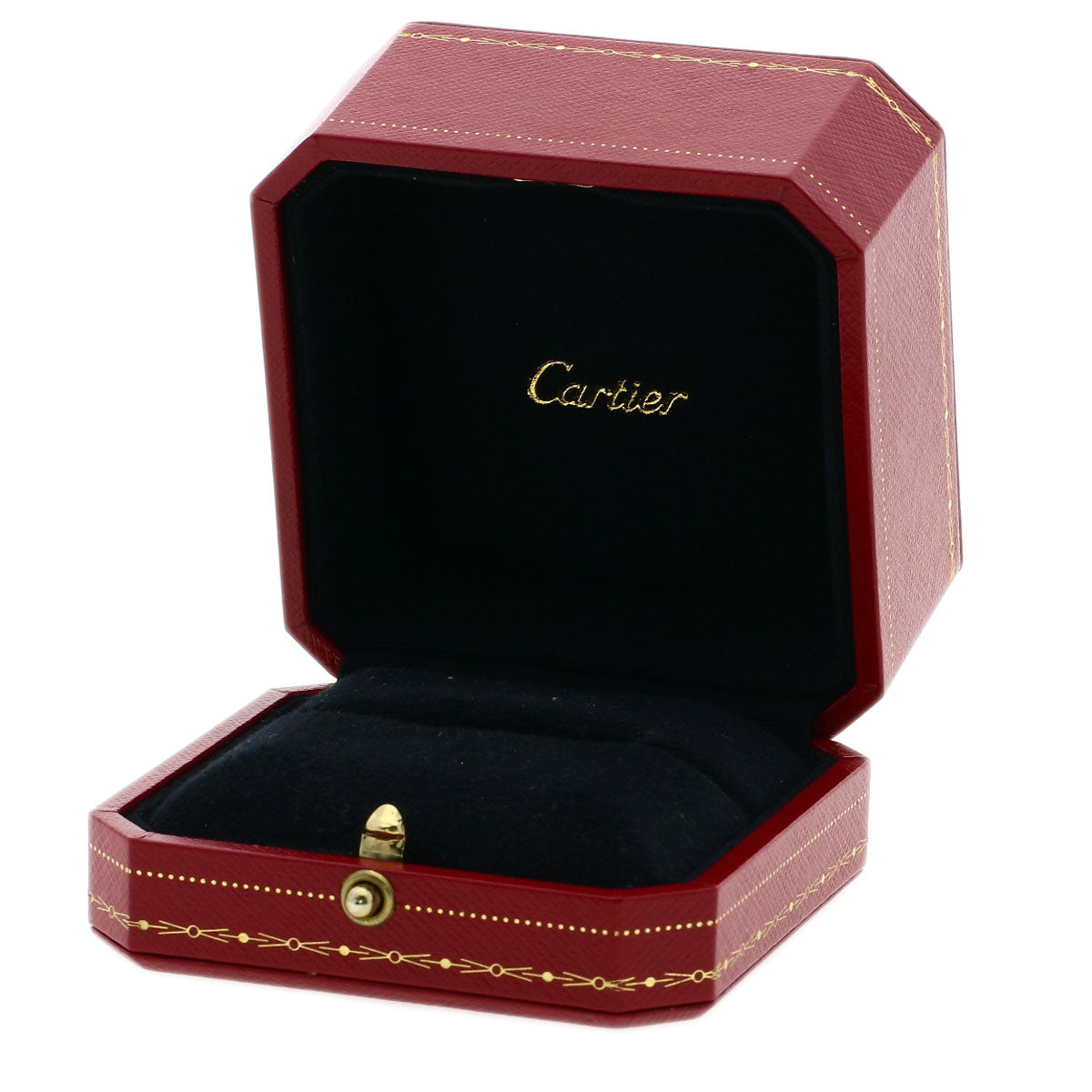 CARTIER PANTHERE Onyx Garnet #57 Ring K18 Yellow Gold Ladies [Used]