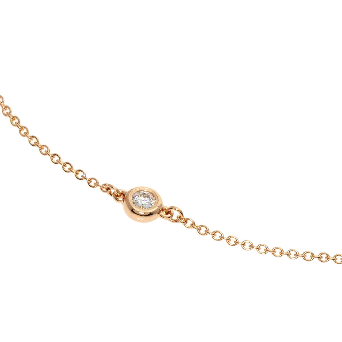 TIFFANY&Co.   Bracelet By The Yard Diamond K18 Pink Gold Ladies