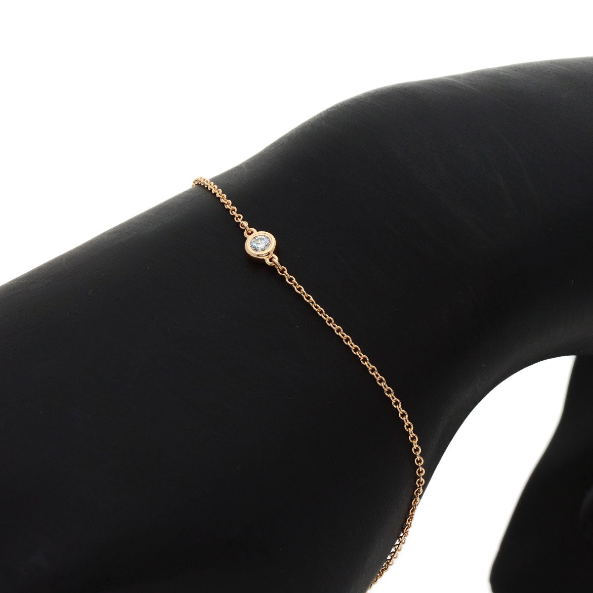 TIFFANY&Co.   Bracelet By The Yard Diamond K18 Pink Gold Ladies