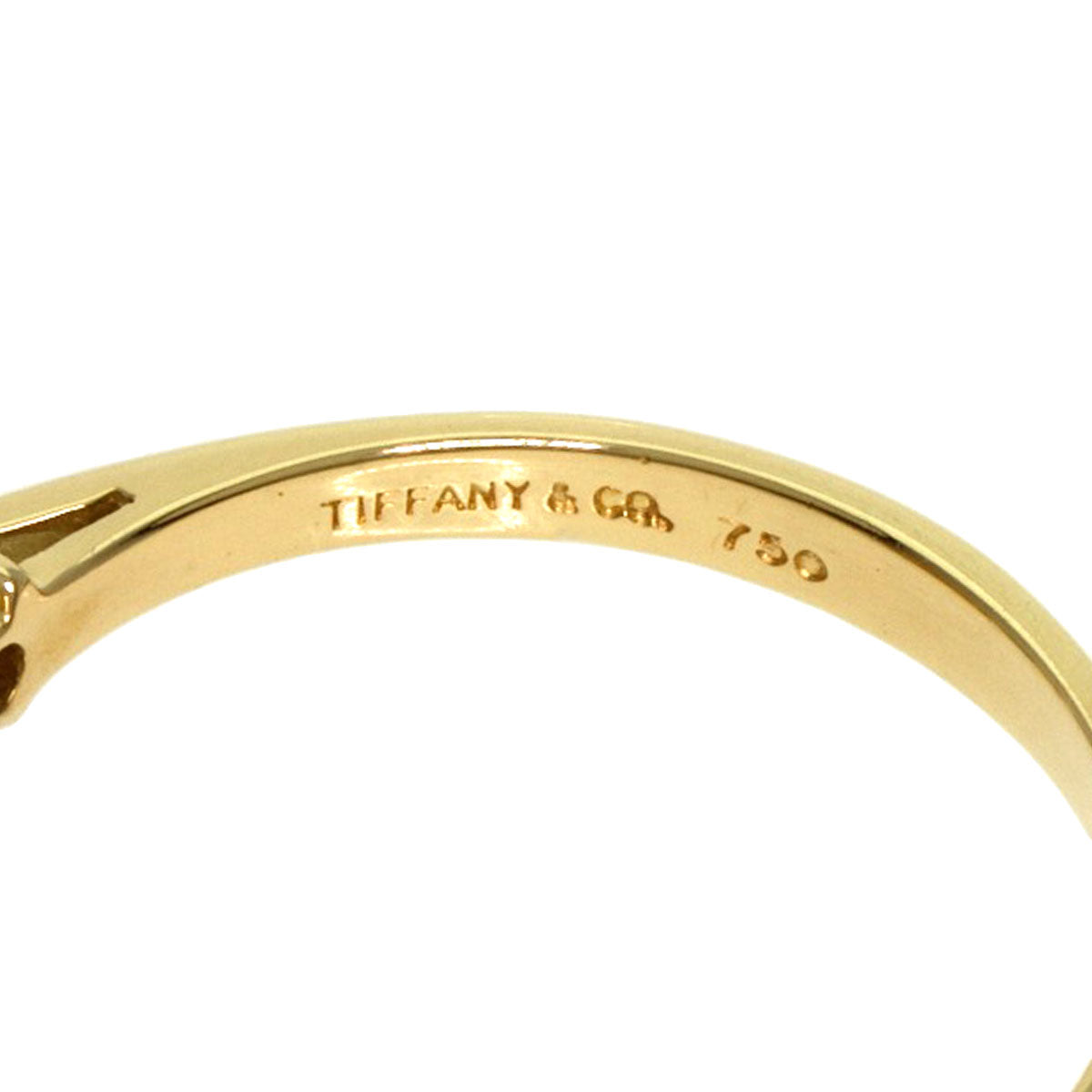 TIFFANY&Co.   Ring Pearl Pearl Diamond K18 Yellow Gold Ladies