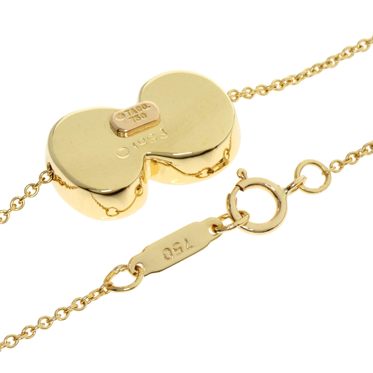 TIFFANY&Co.   Necklace tornado K18 Yellow Gold Ladies