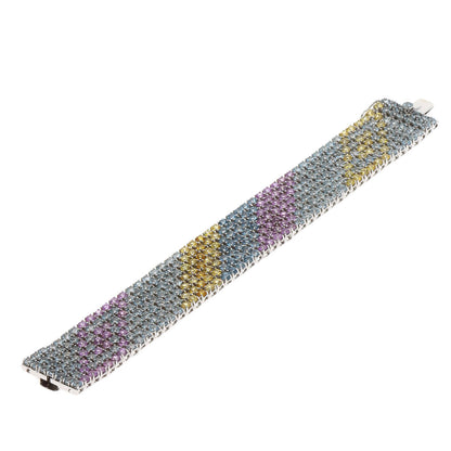 Damiani Sapphire Multicolor Bracelet K18 White Gold Ladies [Used]
