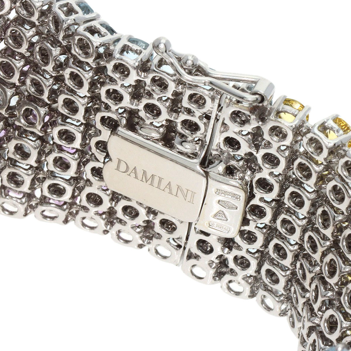 Damiani Sapphire Multicolor Bracelet K18 White Gold Ladies [Used]