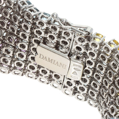 Damiani Sapphire Multicolor Bracelet K18 White Gold Ladies [Used]