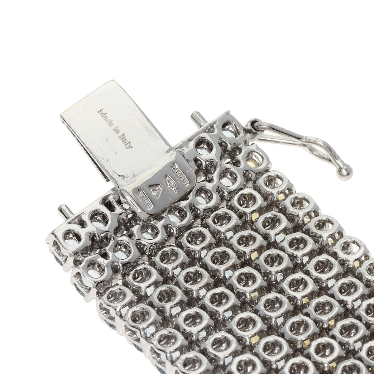 Damiani Sapphire Multicolor Bracelet K18 White Gold Ladies [Used]
