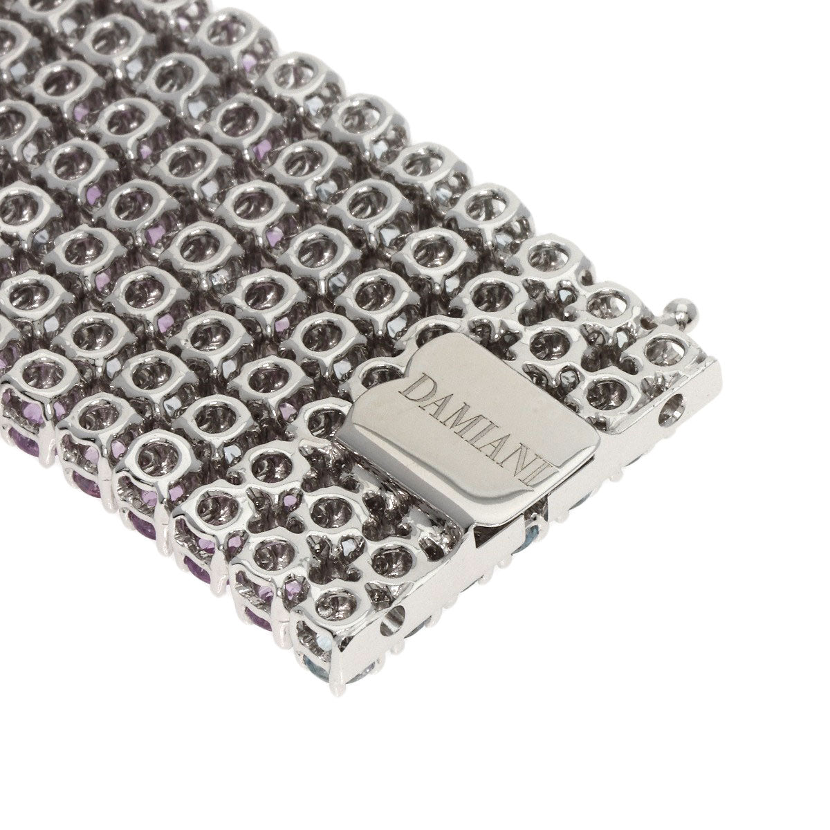 Damiani Sapphire Multicolor Bracelet K18 White Gold Ladies [Used]