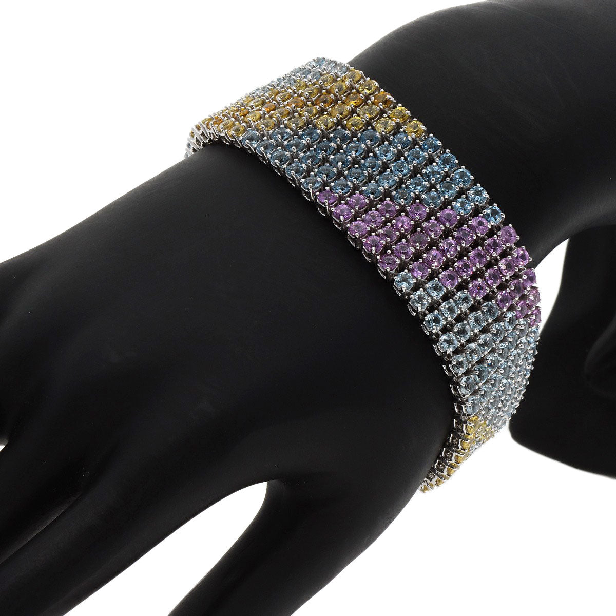 Damiani Sapphire Multicolor Bracelet K18 White Gold Ladies [Used]