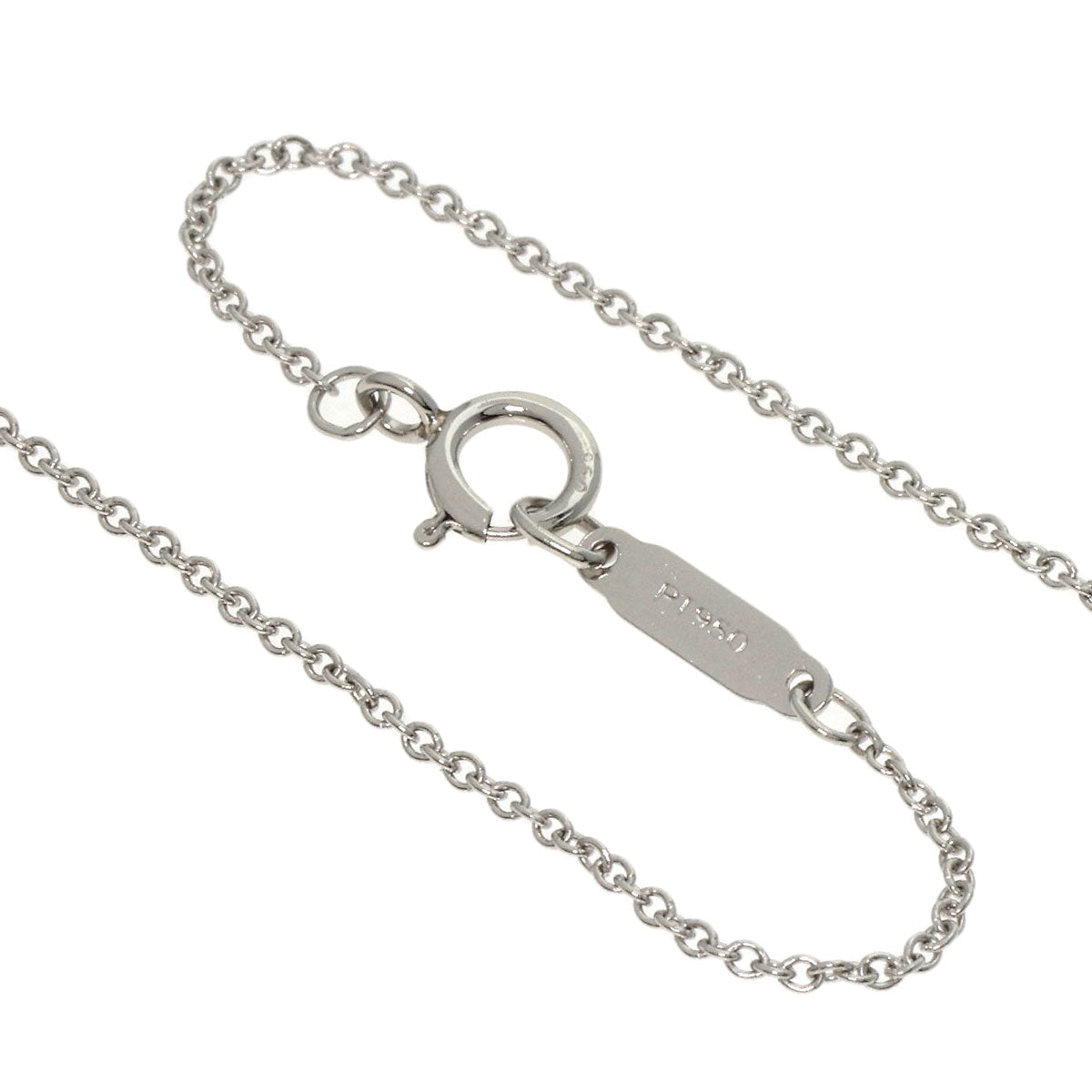 TIFFANY&Co. Starkey Yellow Diamond Necklace K18 White Gold PT950Ladies [Used]