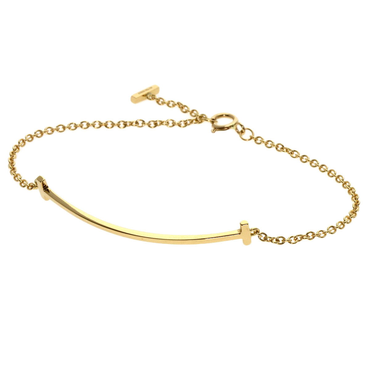 TIFFANY&Co.   Bracelet T smile small K18 Yellow Gold Ladies