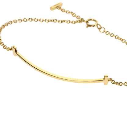 TIFFANY&Co.   Bracelet T smile small K18 Yellow Gold Ladies