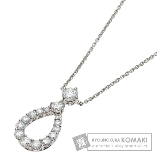 HARRY WINSTON Loop Pendant Extra Large Necklace Platinum PT950 Ladies [Used]