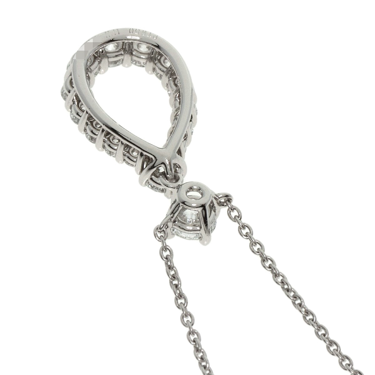 HARRY WINSTON Loop Pendant Extra Large Necklace Platinum PT950 Ladies [Used]